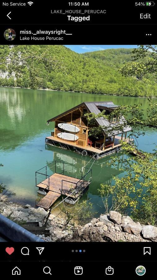 Lake House Perucac Rastiste Bagian luar foto